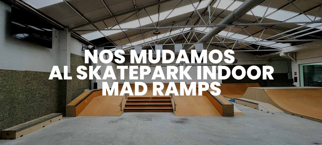 Mudamos nuestras Clases de Surfskate en Skatepark al Indoor Mad Ramps - Carving Social Club