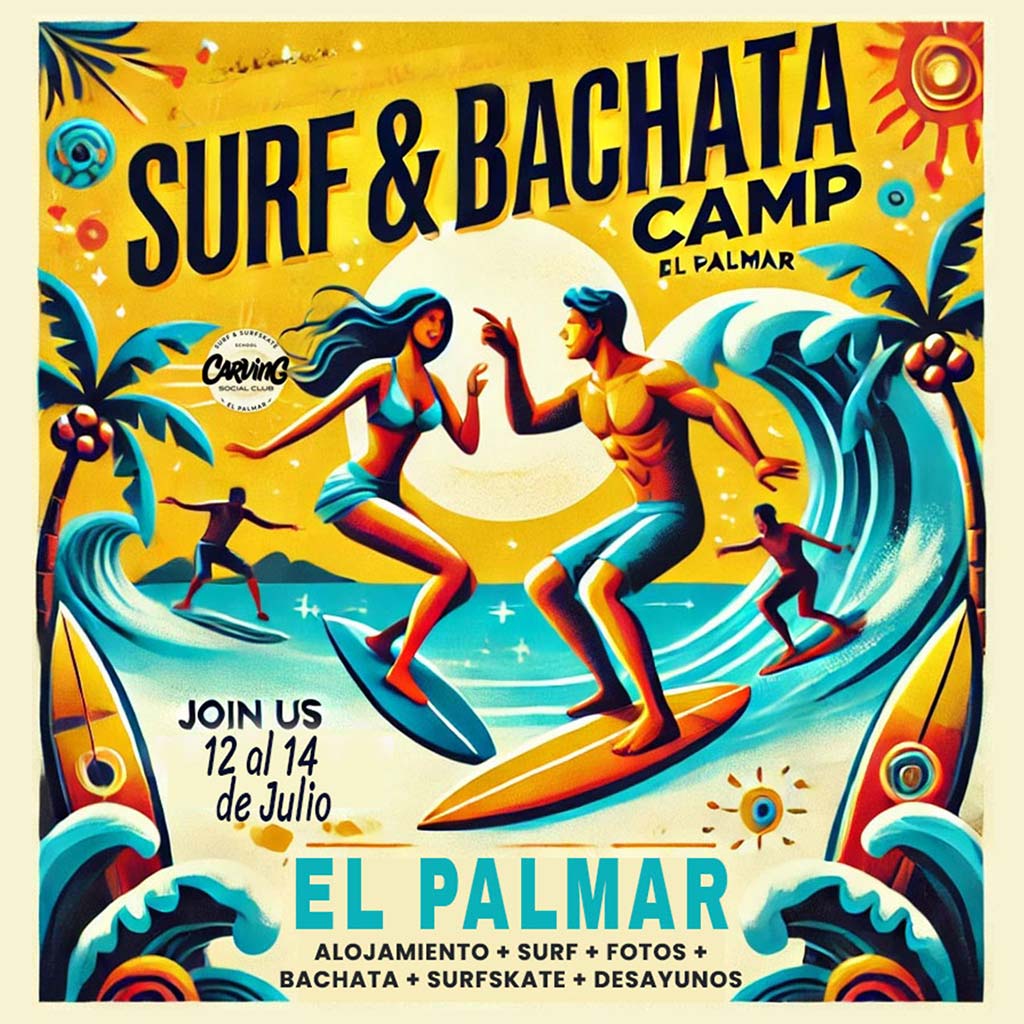 Surf & Bachata Camp in El Palmar | July 12-14, 2024