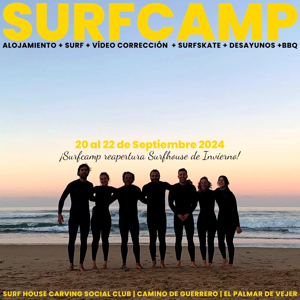 Surfcamp Fin de Semana en El Palmar del 20 al 22 de Septiembre 2024