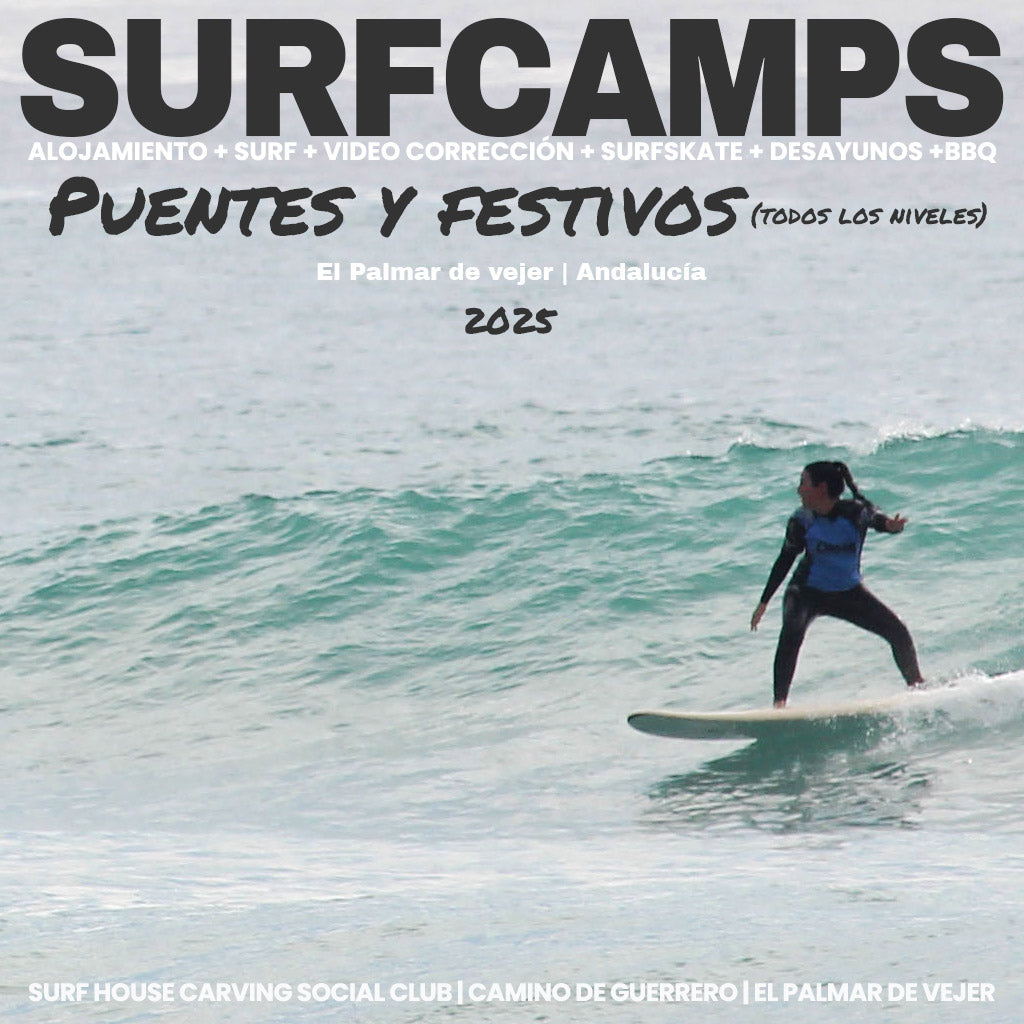 Surfcamp for bridges and holidays - El Palmar 2025