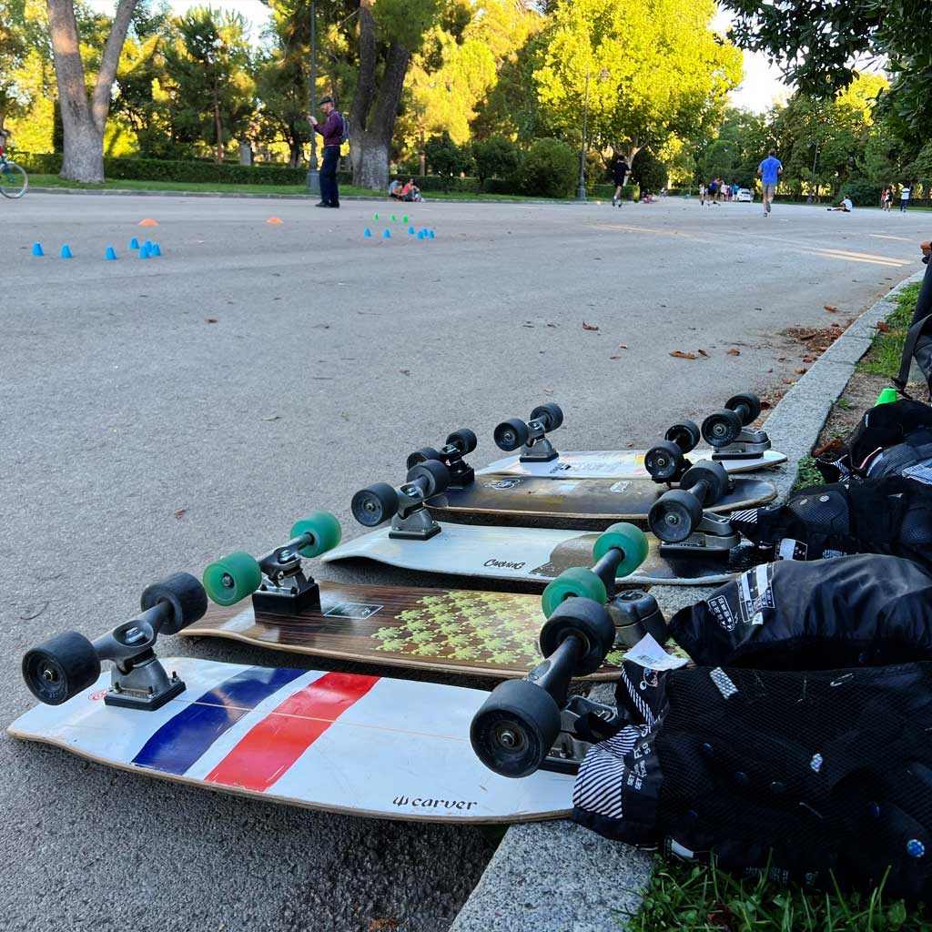 Bonos Clases Grupales Surfskate | Parque del Retiro - Carving Social Club