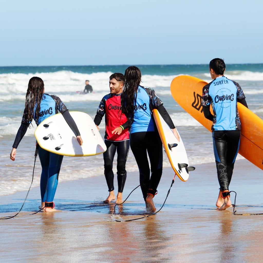 Bonos Clases Grupales de Surf | Playa el Palmar - Carving Social Club