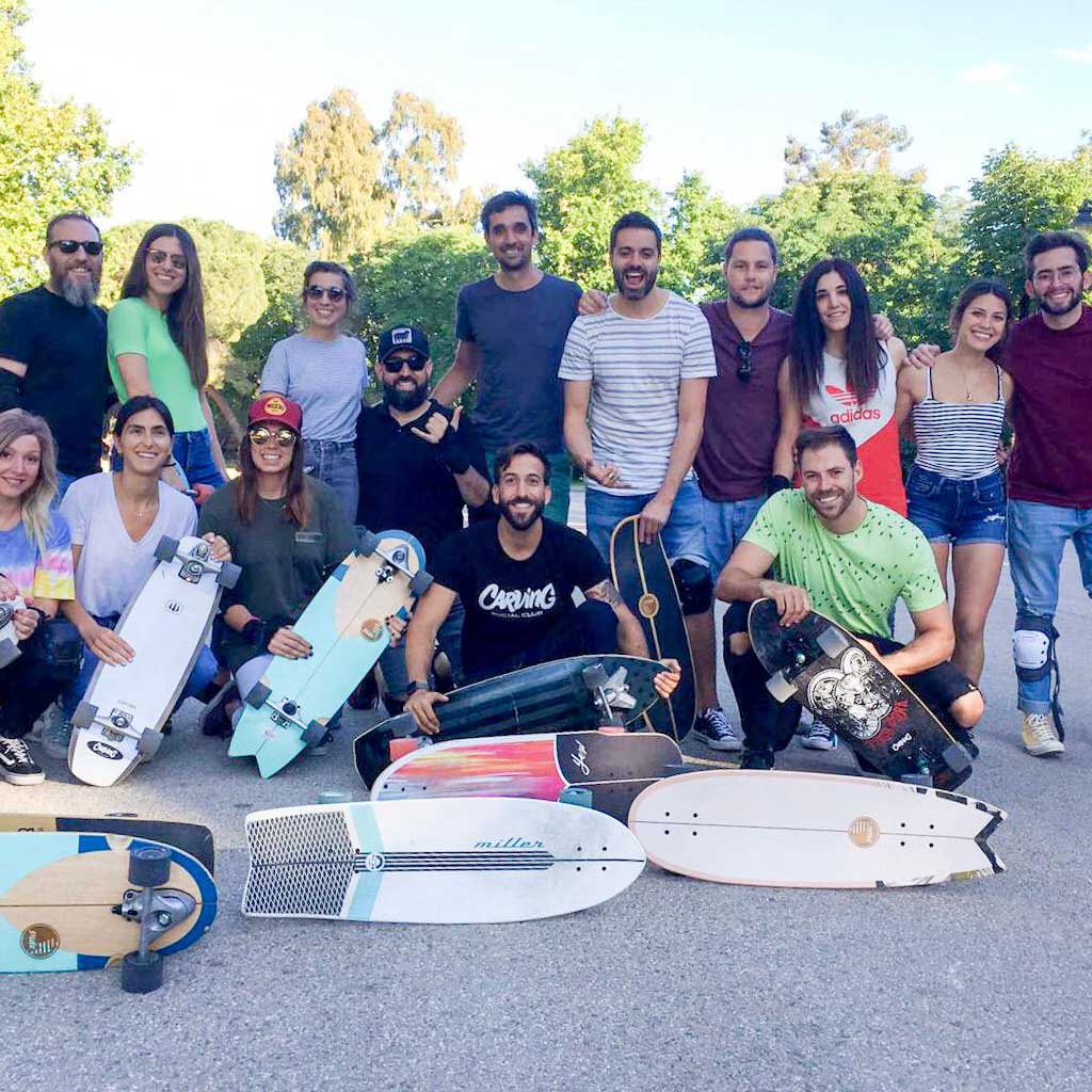 Clase Grupal Surfskate | Nivel Avanzado | Parque del Retiro - Carving Social Club