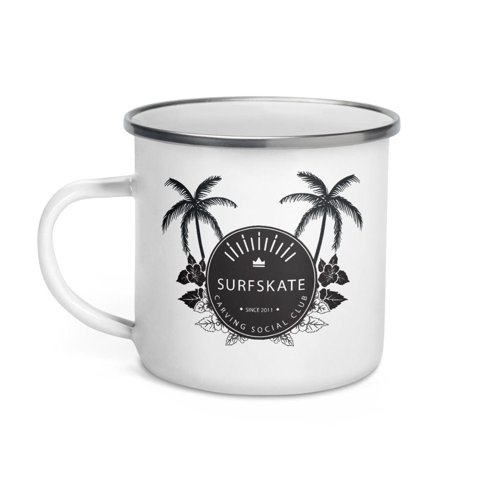 Taza esmaltada blanca - Carving Social Club