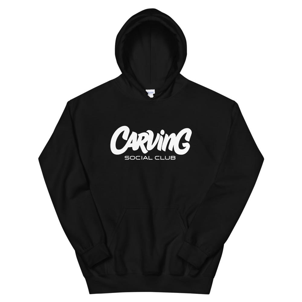 Sudadera negra con capucha unisex - Carving Social Club